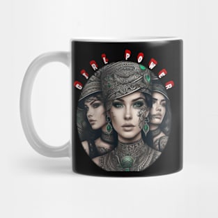 Girl power memorising green eyes Mug